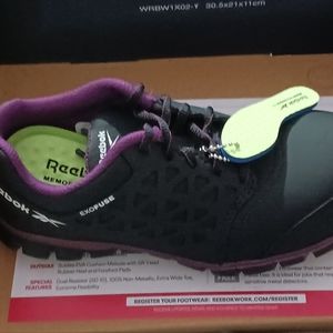 Reebok steal toe slip resistant  shoes